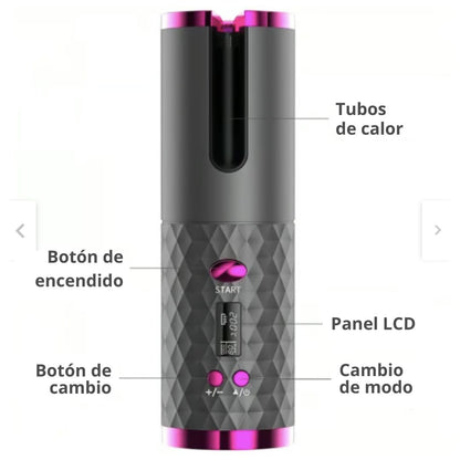 CurlPro™️ - Máquina Onduladora Automática - ¡Inalámbrico y Portátil!