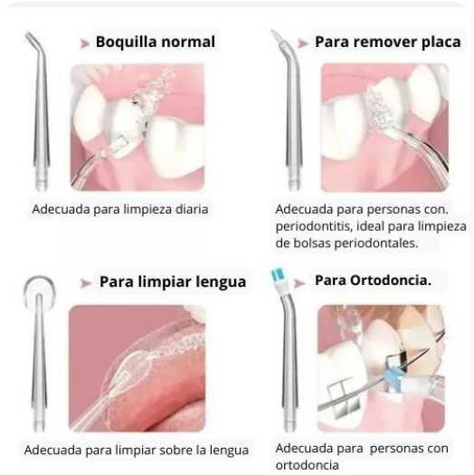 Sonrisa Pro - Irrigador Dental para Limpieza Profunda