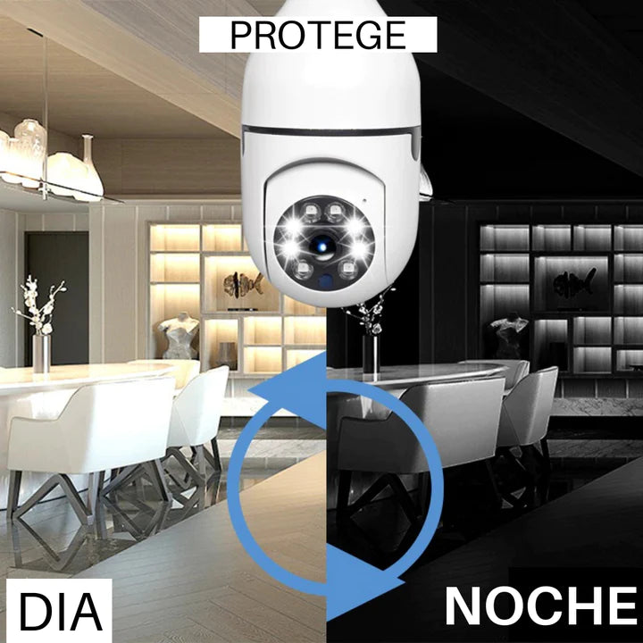 Cámara de Seguridad 360º - Tipo Ampolleta